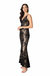 Sharon Lace Overlay Gown