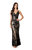 Sharon Lace Overlay Gown - Brushed Gold
