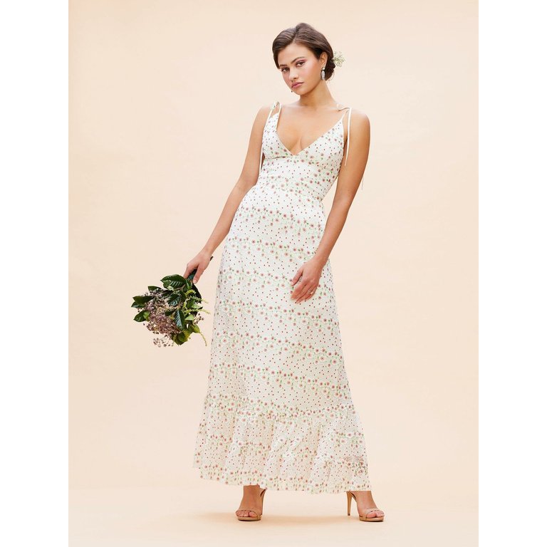 Sunny Dress - Off White Multi