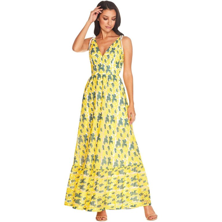 Sunny Dress - Canary Multi