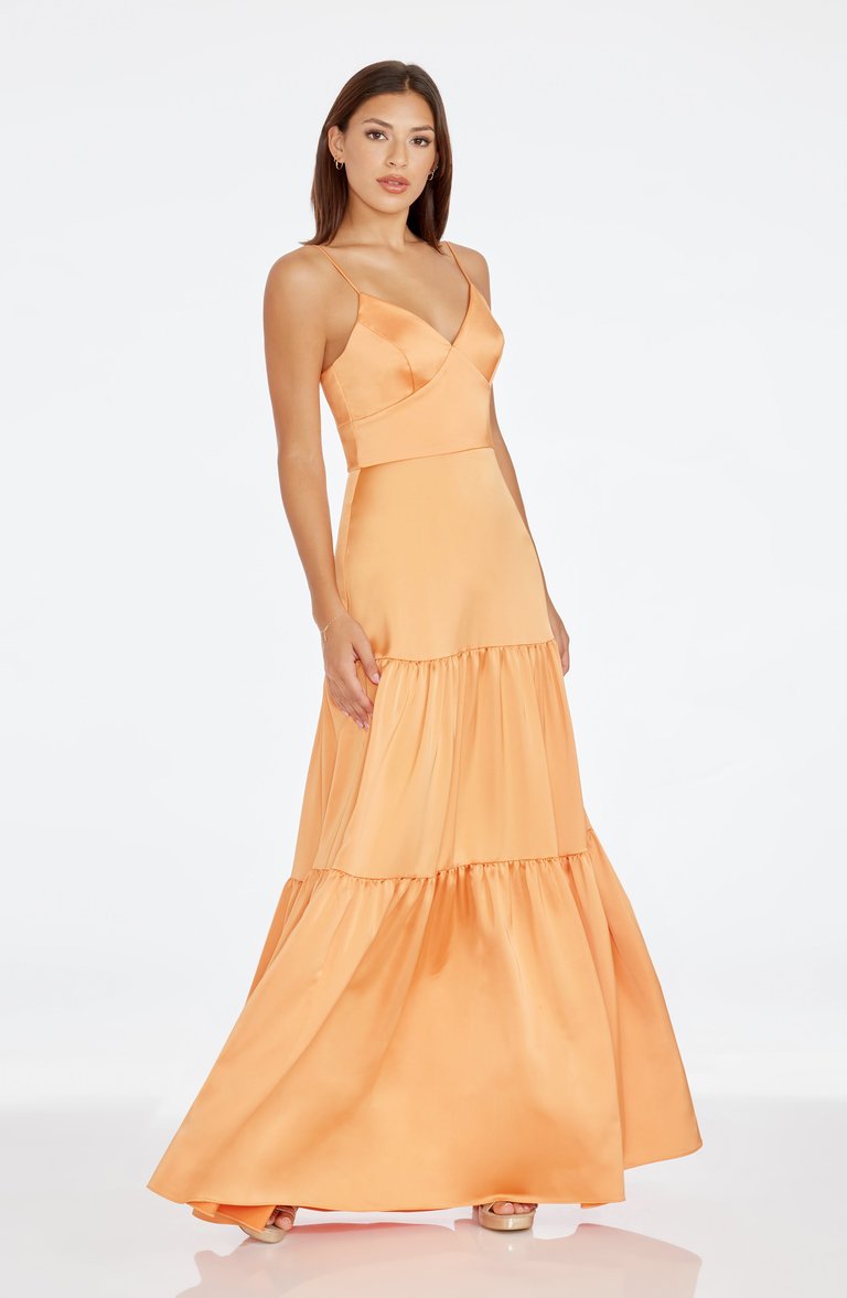 Tess Dress - Apricot