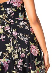 Umalia Hummingbird Embroidery Dress