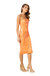 Viviana Sunburst Sequin Dress - Orange Multi