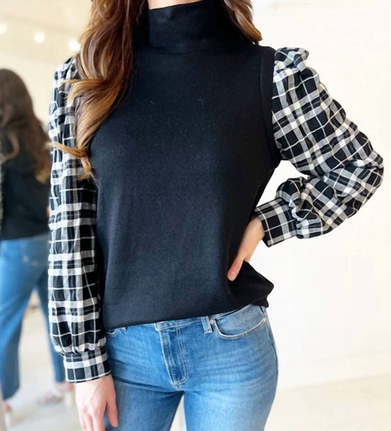 Shelley Top In Black - Black