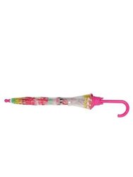 Drizzles Childrens/Kids Flamingo Stick Umbrella (Clear/Pink) (One Size)