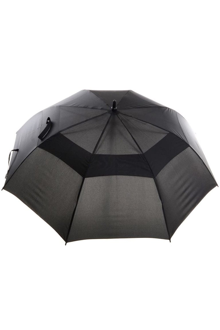 Drizzles Mens Auto Double Canopy Golf Umbrella (Black) (One Size)