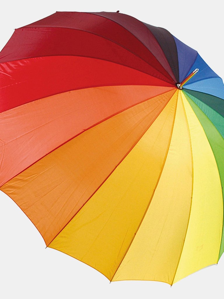 Drizzles Rainbow Golf Umbrella (Rainbow) (One Size) - Rainbow