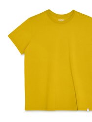 Certified Organic Cotton T-Shirt - Mustard - Mustard