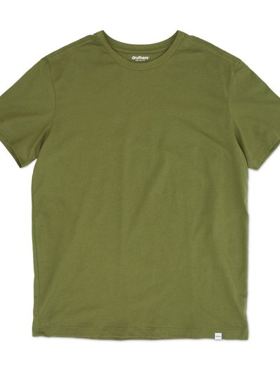 Druthers Gots Certified Organic Cotton T-Shirt - Dusty Olive product