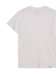 Gots Certified Organic Cotton T-Shirt - White - White