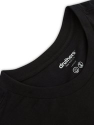 Gots® Certified Organic Cotton T-Shirt -  Black