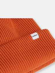 Merino Wool 1X1 Rib Knit Beanie