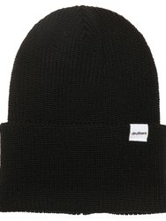 Merino Wool Balaclava Rib Knit Beanie