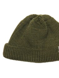 Merino Wool Dockworker Hat - Olive