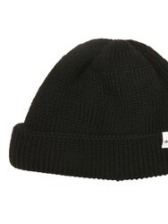 Merino Wool Dockworker Hat - Black