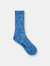 Organic Cotton Everyday Crew Sock - Blue Mélange - Blue Mélange