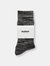 Organic Cotton Everyday Crew Sock - Charcoal Mélange