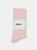 Organic Cotton Everyday Crew Sock - Pink Mélange