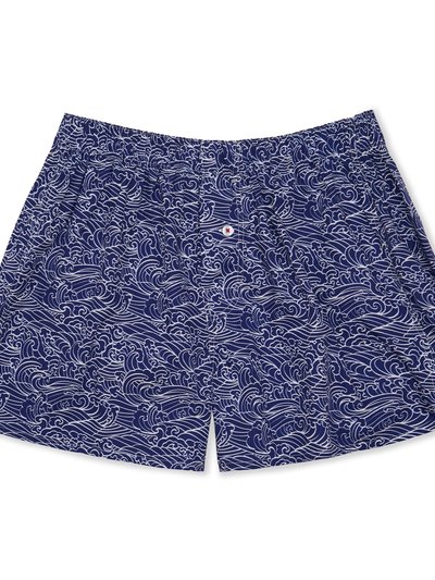 Druthers Organic Cotton Japanese Waves Boxer Shorts product