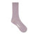 Organic Cotton Rib Slub Crew Sock - Banana Grape - Banana Grape