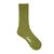 Organic Cotton Rib Slub Crew Sock - Rugby - Olive
