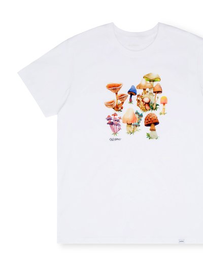 Druthers Organic Cotton Seb Gorey Watercolor Shrooms T-Shirt product