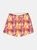 Organic Cotton Tie Dye Zoom Boxer Short - Purple/ Orange