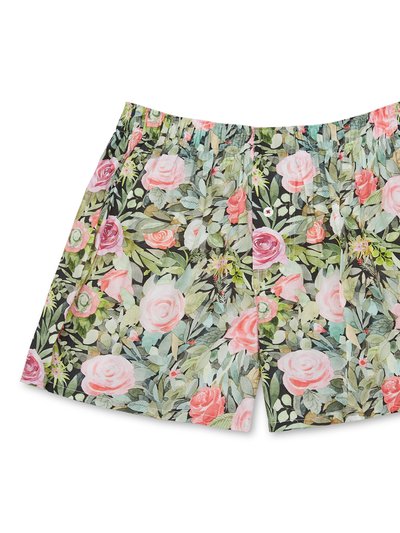Druthers Organic Cotton Watercolor Roses Boxer Shorts product