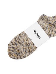 Recycled Cotton Mélange Ankle Sock - Cereal Mélange