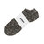 Recycled Cotton Mélange Ankle Sock - Charcoal Mélange