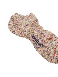 Recycled Cotton Mélange Ankle Sock - Oatmeal Mélange - Oatmeal Mélange