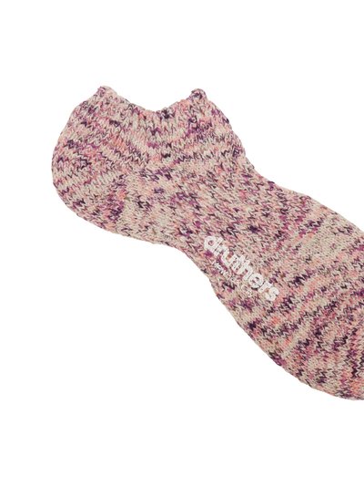 Druthers Recycled Cotton Mélange Ankle Sock - Purple Mélange product
