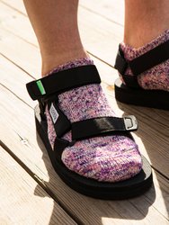 Recycled Cotton Mélange Ankle Sock - Purple Mélange