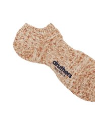 Recycled Cotton Mélange Ankle Sock - Sand Mélange - Sand Mélange