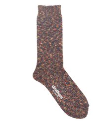 Recycled Cotton Mélange Crew Sock - Cereal Mélange