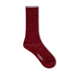 Relacks® Merino Wool Japanese House Sock - Red Marled