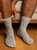 Tie Dye Yarn Crew Sock