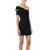 One Shoulder Dress - Black