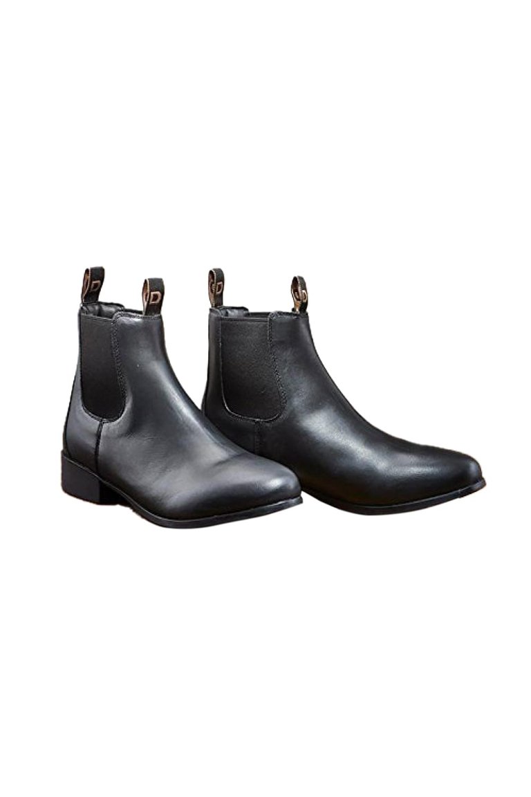 Dublin Childrens/Kids Leather Foundation Jodhpur Boots (Black)