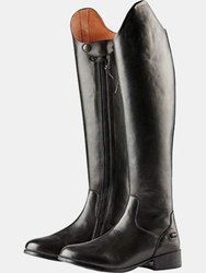 Womens/Ladies Galtymore Tall Leather Dress Boots - Black
