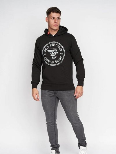 Duck and Cover Mens Addax Hoodie - Black product