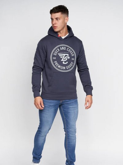Duck and Cover Mens Addax Hoodie - Navy product
