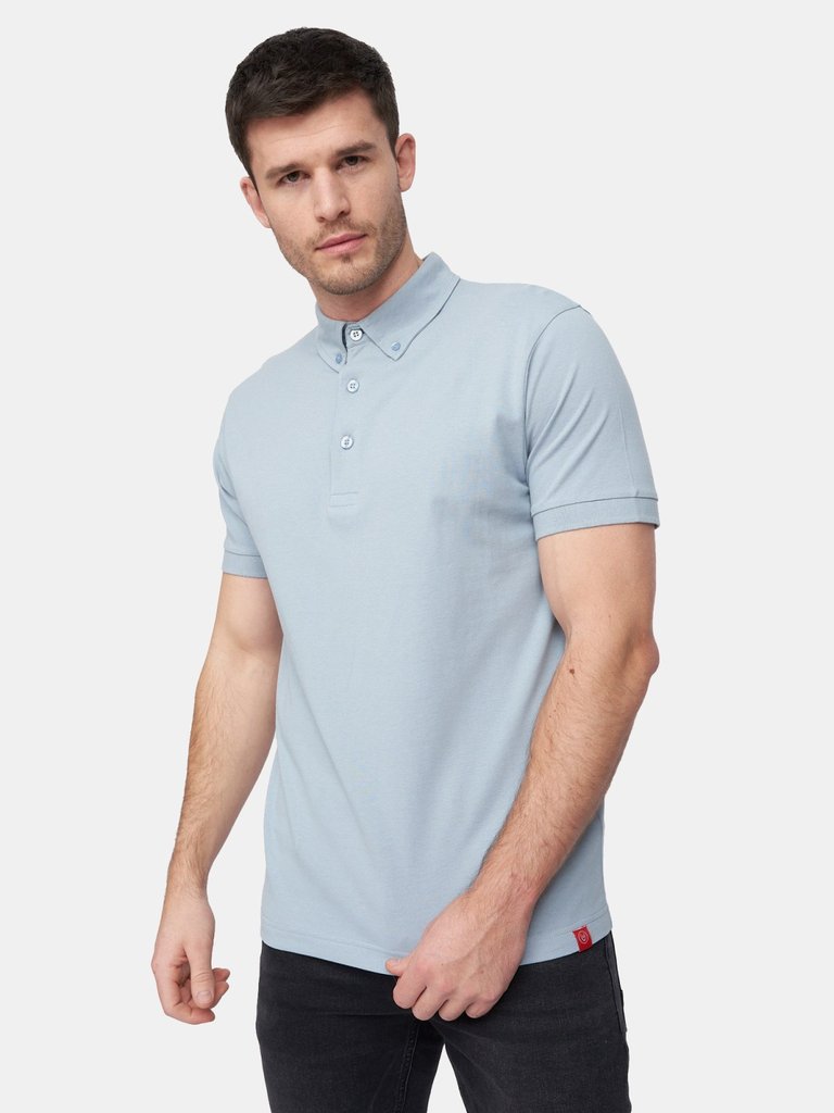 Mens Chilltowns Polo Shirt - Light Blue