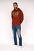 Mens Fillberts Hoodie - Brick Red - Brick Red