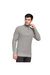 Mens Firegards Knitted Sweater - Gray Marl