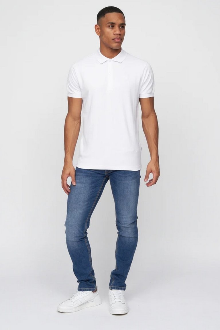 Mens Jantal Polo Shirt - White