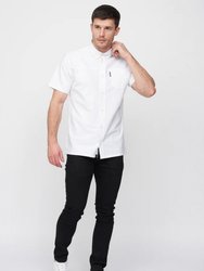 Mens Kramlet Shirt - White - White