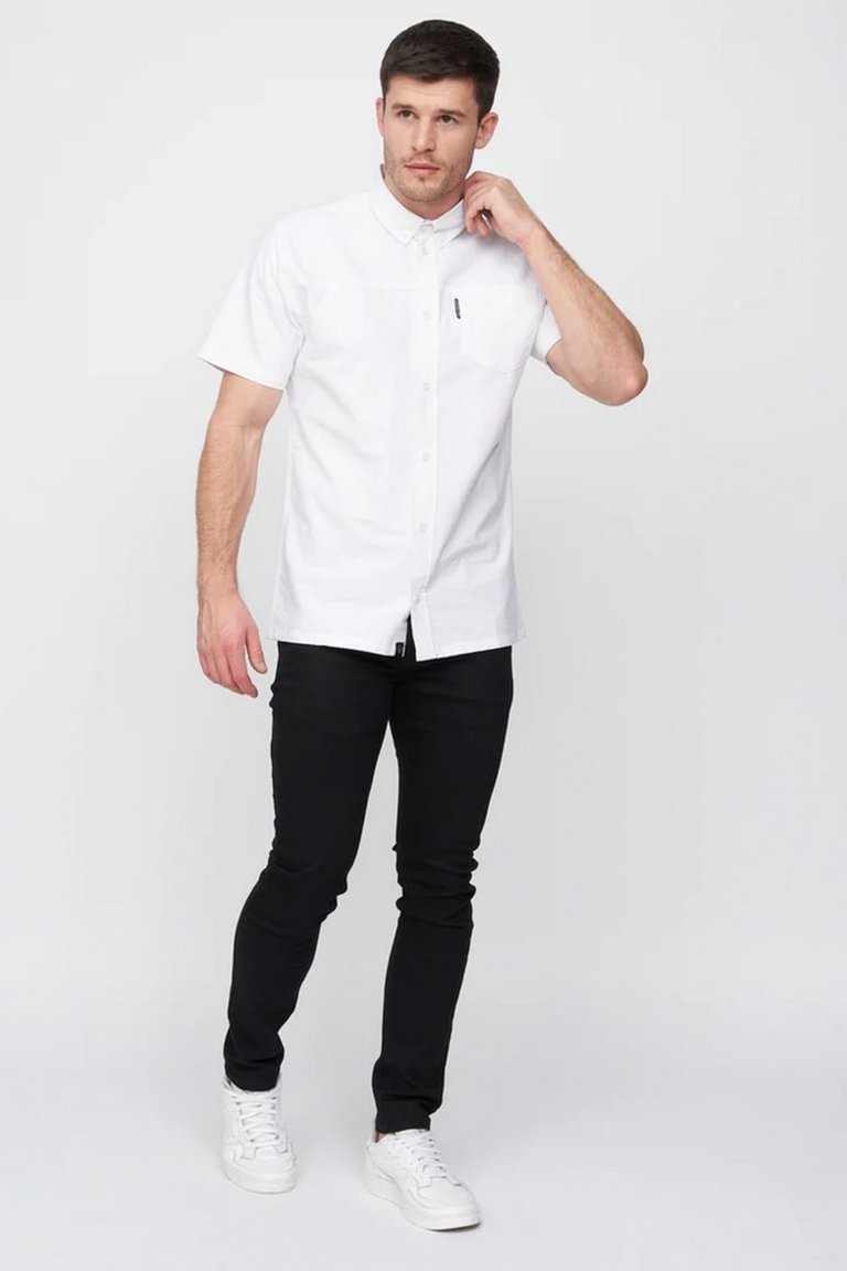 Mens Kramlet Shirt - White - White