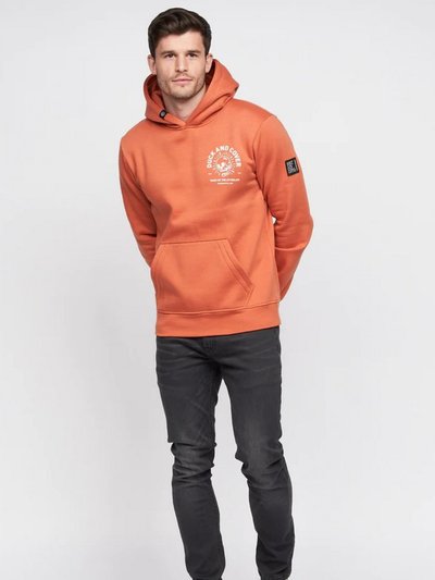 Duck and Cover Mens Lenmore Hoodie - Coral product
