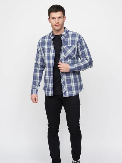 Duck and Cover Mens Lennmore Checked Shirt - Blue product